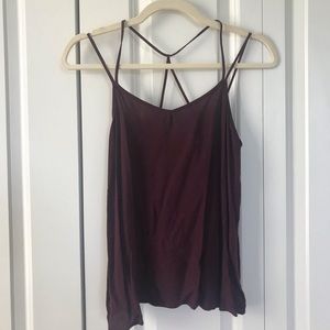 No boundaries strappy flowy tank top